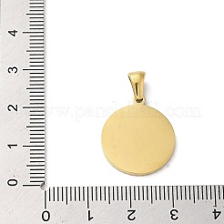 Pendentifs en acier inoxydable 304 avec placage ionique (IP)&nbsp;STAS-I204-T-G