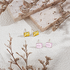 2 пара 925 серьги-гвоздики из стерлингового серебра STER-BC0003-42A