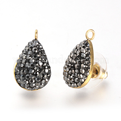 Серьги-гвоздики из полимерной глины&nbsp;X-EJEW-S197-01