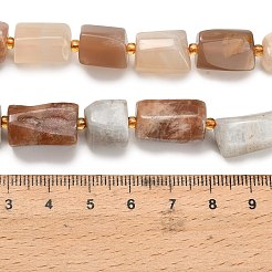 Fili di perline multi-moonstone naturali&nbsp;G-H329-A01-02