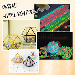 3 набор из 10-х цветов светящейся бумаги для оригами в виде звезды удачи DIY-CP0010-81