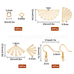 Набор для самостоятельного изготовления висячих сережек-вееров DIY-SC0019-26