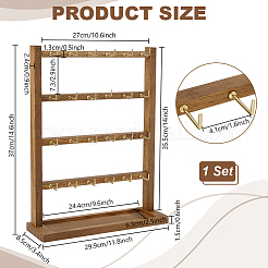 Деревянные стенды для ювелирных изделий ODIS-WH0078-32