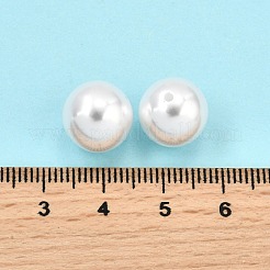 Пластиковые жемчужные бисера PEAR-H020-01J