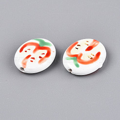 Фарфоровые бусины ручной работы PORC-T134-08