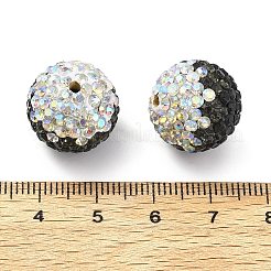 Градиентный дизайн полимерная глина стразы бусины CLAY-NH0001-03B