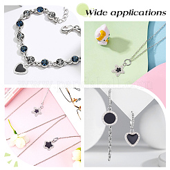 40 шт. 5 подвески из нержавеющей стали 304 с эмалью&nbsp;STAS-DC0003-88