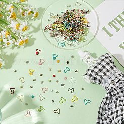 Soldatenverschluss und Kleidungsnieten aus Legierung&nbsp;DIY-FG0005-94