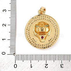 Латунные микро проложить кубического циркония подвески&nbsp;KK-U076-05G