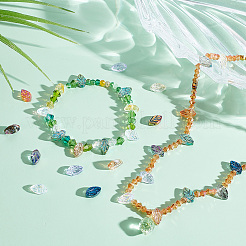 260шт 13 цвета гальванические стеклянные бусины EGLA-GA0001-26