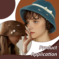 8шт. брошь из латуни 8 цветов&nbsp;JEWB-BC00009