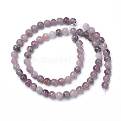 Натуральные нити из лепидолита / пурпурной слюды&nbsp;G-G770-04A-10mm