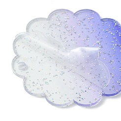 Наборы для изготовления брелоков с кисточками из акрилового диска своими руками&nbsp;DIY-FS0006-01C