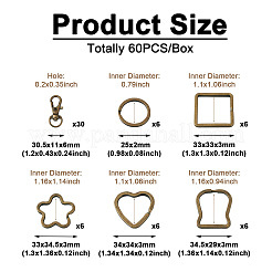 Комплект для изготовления ювелирных изделий с застежкой своими руками DIY-BT0001-45