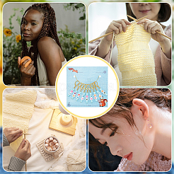 9 шт. 9 акриловых подвесных маркера с номерами стилей HJEW-AB00720