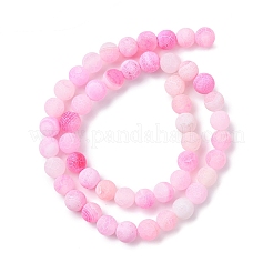 Природные треск агат бисер нитей&nbsp;G-G055-8mm-1