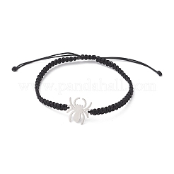 2шт 2 стиля браслеты из нержавеющей стали 201 на Хэллоуин BJEW-TA00664