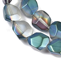 Стеклянные бусины с гальваническим покрытием &nbsp;EGLA-C009-01A-HP02