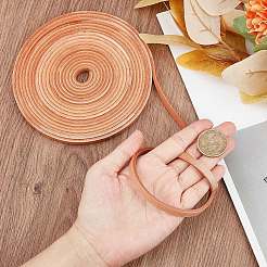 Плоский шнур из воловьей кожи&nbsp;WL-GF0001-09C-03