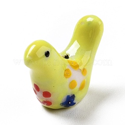 Handgemachte Porzellan Perlen gedruckt&nbsp;LS-PORC-F005-04E