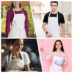 Фартук без рукавов из полиэстера&nbsp;AJEW-WH20054-028B