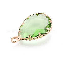 Colgantes de cristal transparente&nbsp;KK-N283-02E-G