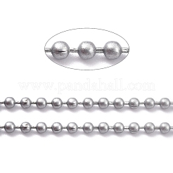 Chaînes à billes en laiton faites à la main&nbsp;KK-J276-16B-P16