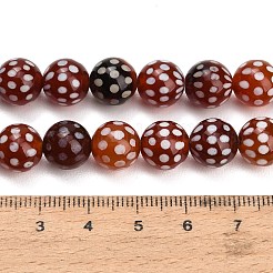 Tibetischen Stil dzi Perlen Stränge&nbsp;GG-NH0001-A01-10MM