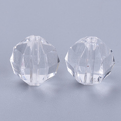 Прозрачные акриловые бусины&nbsp;LS-TACR-Q256-8mm-V01