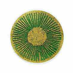 Плоские круглые силиконовые Молды с ковриком для чашек с узором на ножках&nbsp;DIY-M039-02