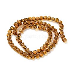 Стеклянные бусины с гальваническим покрытием &nbsp;LS-EGLA-A040-01F