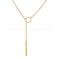 Ожерелья-лариаты из сплава с кольцами и палками для женщин WG56D22-01