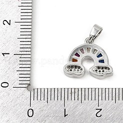 Латунные микро проложить кубического циркония подвески&nbsp;KK-L231-02P