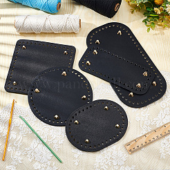 5Stk. 5 Style PU Leder Strick Häkeltaschen Nagelboden Shaper Pad&nbsp;DIY-PH0009-83