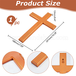 Kreuz Holz Wanddekorationen&nbsp;AJEW-WH0596-673