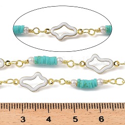 Chaînes à maillons en laiton&nbsp;CHC-H110-04G-02