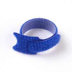 Волшебная наклейка полиэстер нюка кабельные стяжки многоразовые самоклеющиеся кабельные стяжки для наушников полиэстер кабельные стяжки волшебный галстук&nbsp;AJEW-TAC0019-21B