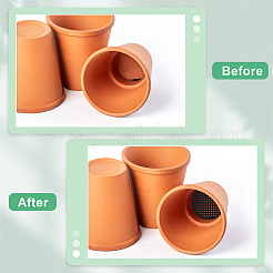 180 шт. 3 стиля пластиковый сетчатый коврик для отверстия цветочного горшка&nbsp;FIND-GO0002-79