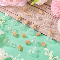 10шт стеклянные бутылки&nbsp;AJEW-TA0002-75