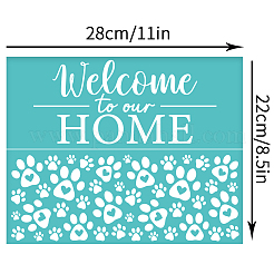 Selbstklebende Siebdruckschablone&nbsp;DIY-WH0338-309