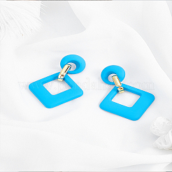 1 пара акриловых висячих сережек-гвоздиков&nbsp;EJEW-LP0007-121