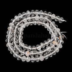 Природных кристаллов кварца бисер нитей G-D347-B02