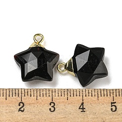 Природные подвески обсидиана&nbsp;G-P540-01G-11