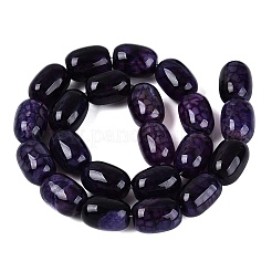 Chapelets de perles d'agate naturelle&nbsp;G-Q606-97B-07