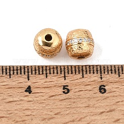925 micro pavè di perline in argento sterling con zirconi trasparenti&nbsp;SE-CBAF1B2-15G