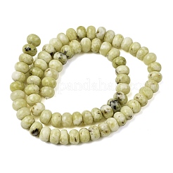 Бусы из натуральной желтой бирюзы (яшмы)&nbsp;G-A280-A02-02