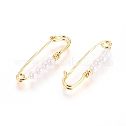 Брошь-булавка из латуни X-KK-G389-30G