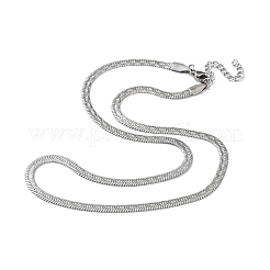 Не тускнеющие цепочки-елочки из нержавеющей стали марки 304 NJEW-P282-02P