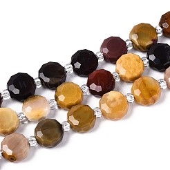 Природные mookaite бисер нитей G-B153-A19