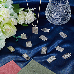 60pcs 10 pendentifs en alliage de style tibétain&nbsp;TARO-DC0001-01AS